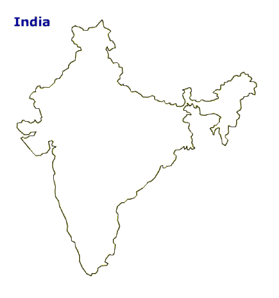 clipart map of india - photo #46