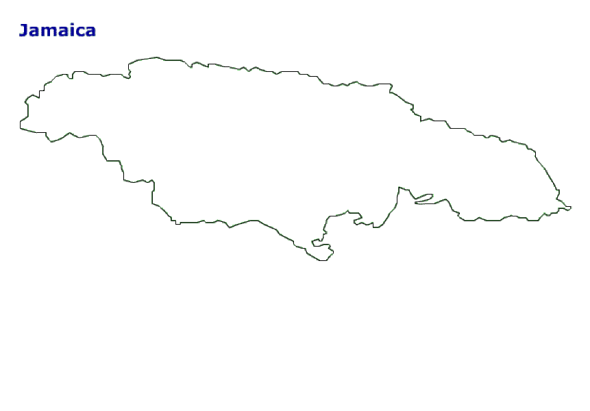 clipart map of jamaica - photo #15