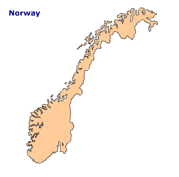 norway map clipart - photo #32