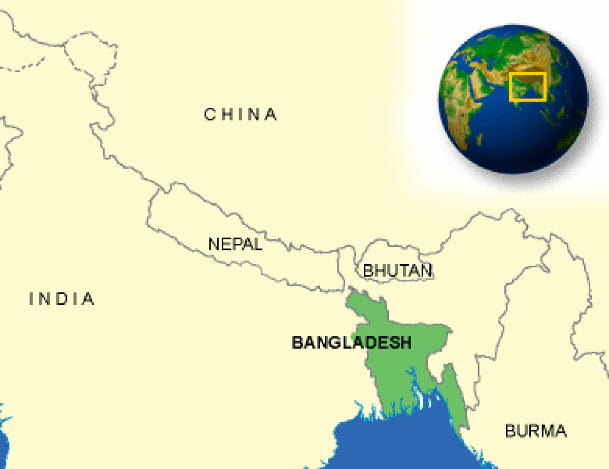 area of bangladesh in square miles