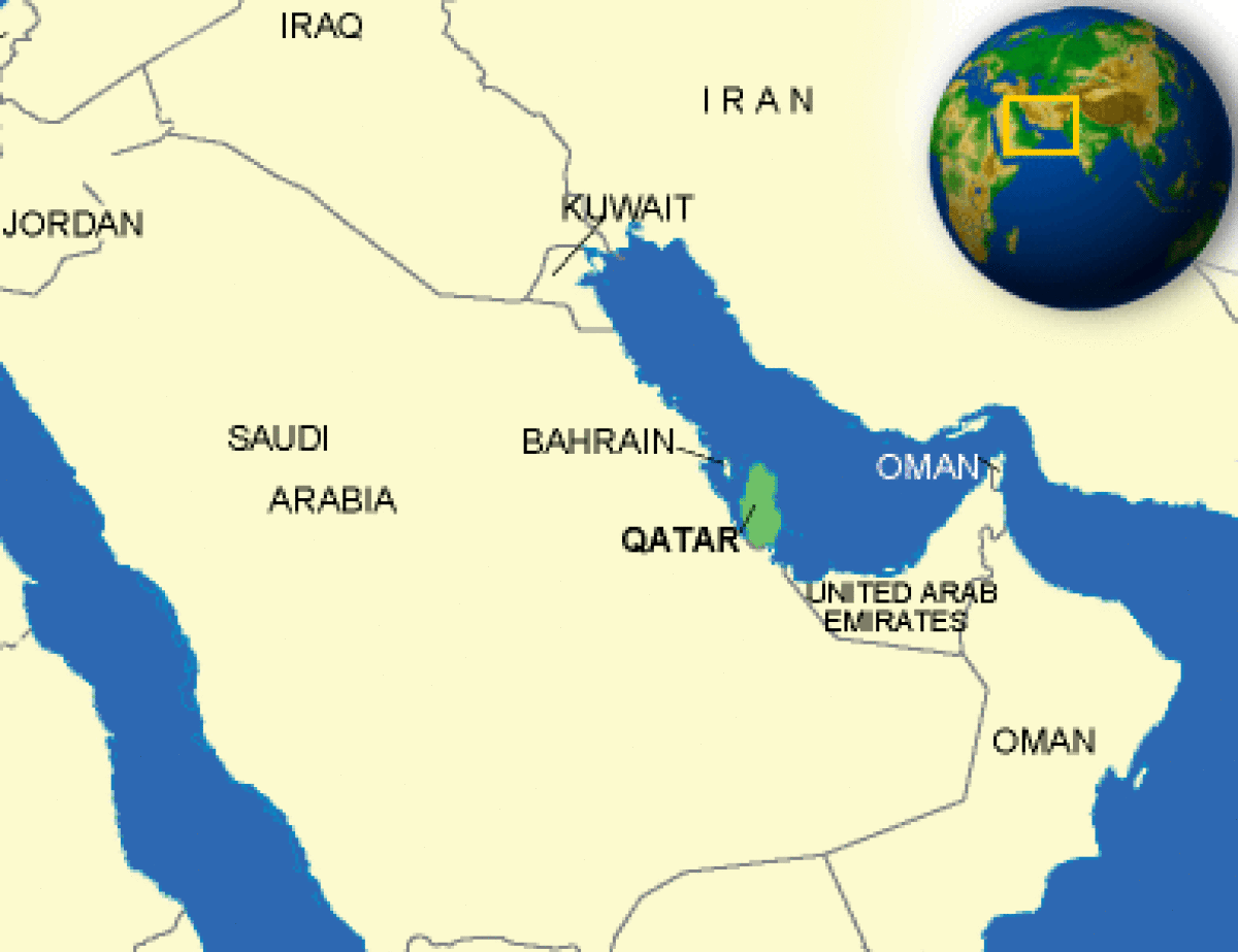 Qatar Country Map Qatar Is A Puzzle SHELDON KIRSHNER / Qatar is a